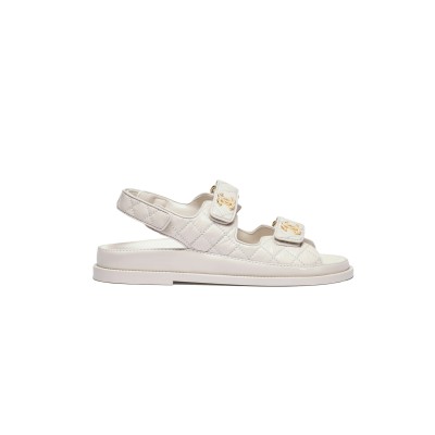 CHANEL SANDALS SHINY LAMBSKIN G35927 B20276